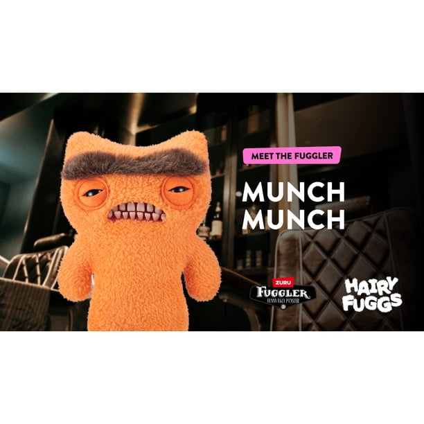 Fuggler Hairy Fuggs 9-inch S1 (Munch Munch - Mono - Orange) by
