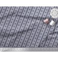 thumbnail image 2 of Soimoi Polyester Crepe Fabric Dot & Fleur De Lis Damask Decor Fabric Printed Yard 52 Inch Wide, 2 of 3