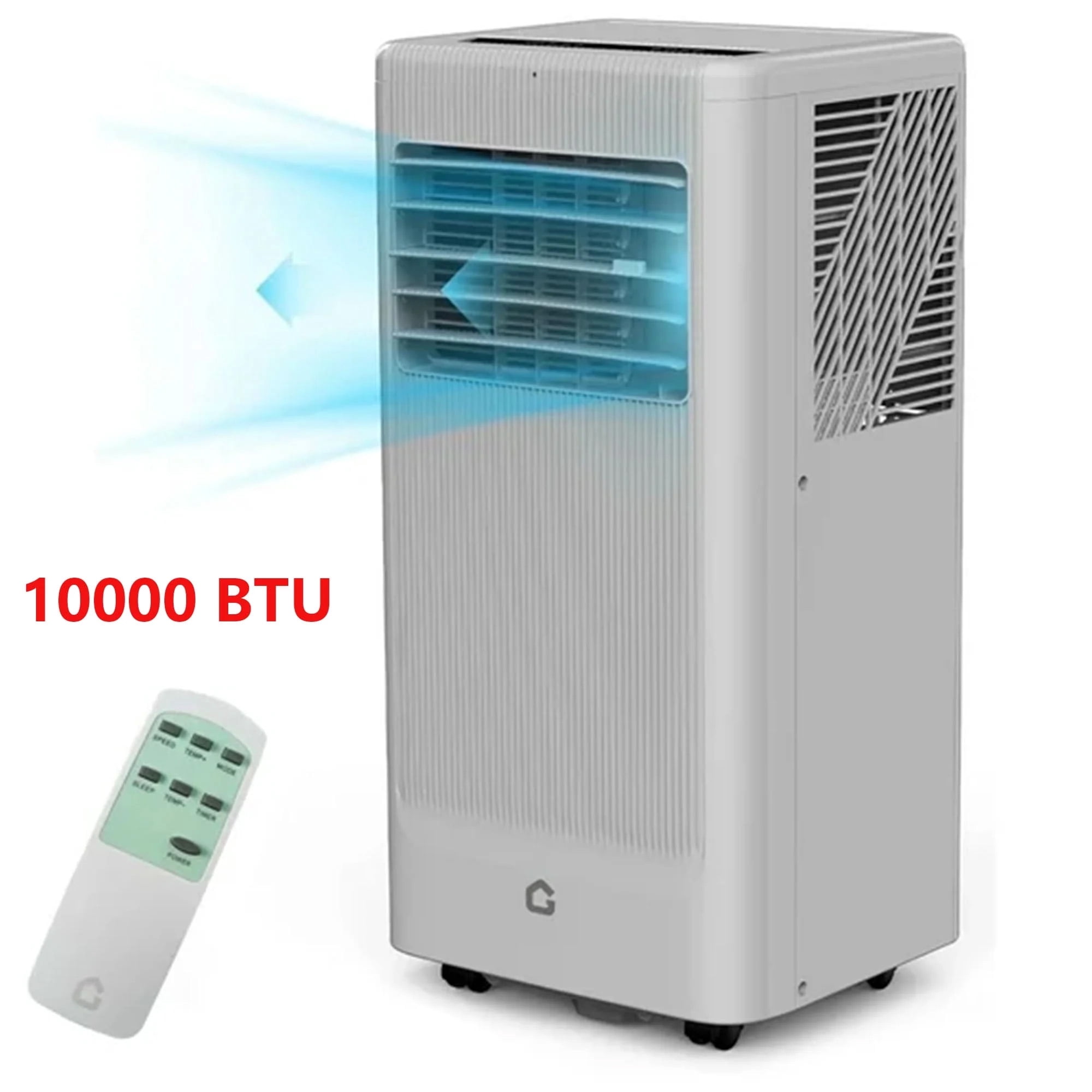 Garvee 10000 BTU Portable Air Conditioner, 3-in-1 Floor AC Unit, Cools up to 450 Sq.ft, Gray