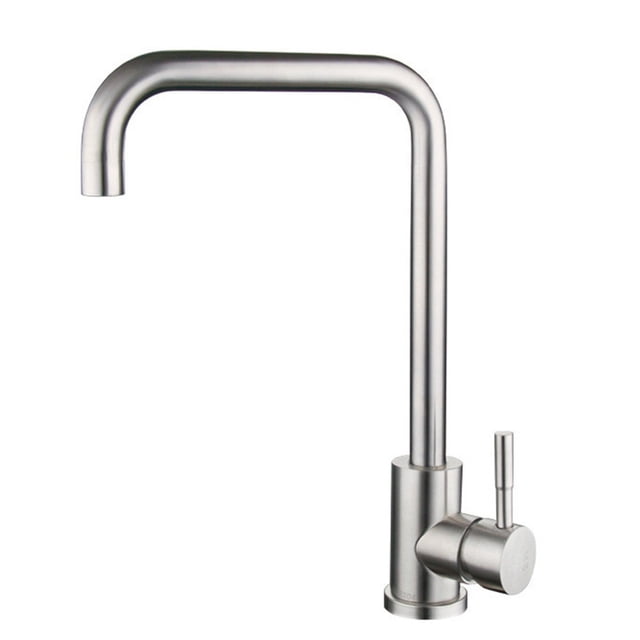 304 Stainless Steel Kitchen Faucet Sink Faucet Tap Cold and Hot Mixer Tap