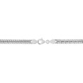 thumbnail image 4 of Miabella Sterling Silver Double Fancy Curb Link Necklace, 4 of 5