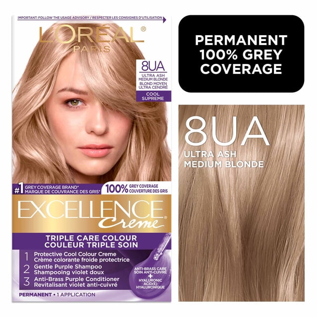 L'Oréal Paris Excellence Crème Hair Dye, Permanent Hair Color with Hyaluronic Acid