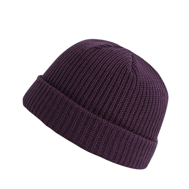 Unisex Fashion Warm Winter Casual Knitted Hat Solid Color All-match Hat