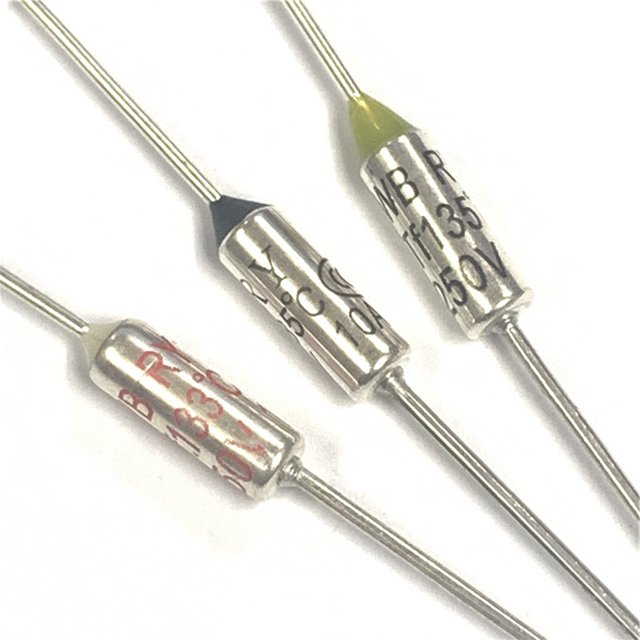 Pack of 100 Thermal Fuse Handy Installation Craftsmanship Temperature Fuses Compact Size Controller Thermostat Switch Metal Fuze 216°