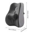 thumbnail image 3 of Ergonomic Lumbar Support for Chair Back Comfortable Seat Pillow for Long Sitting and Sleeping, 3 of 6
