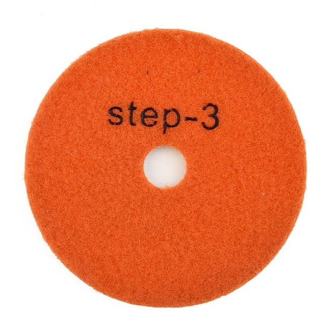 MYG 1PC 4 Inch 100mm Dry/wet Diamond 3 Step Polishing Pads Granite Polishing Tool