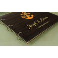 thumbnail image 3 of Darling Souvenir Custom Wedding Photo Album Guest Book with Wood Engraved Cover, Holds 80 Pages, 3 of 6