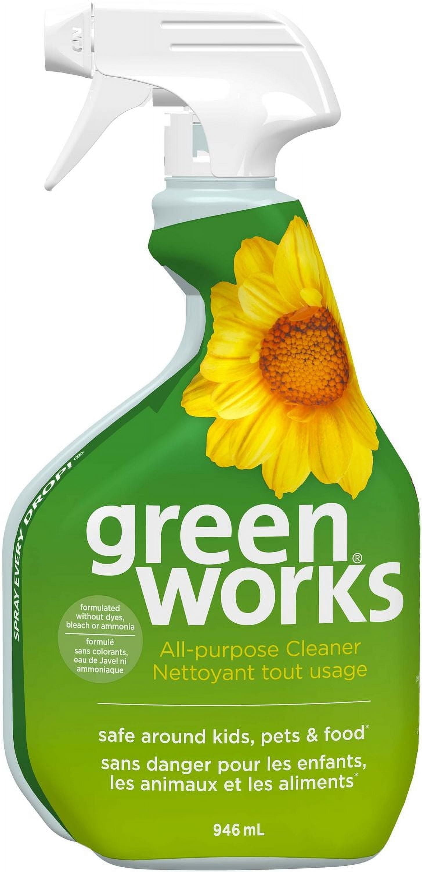 Green Works® All-Purpose Cleaner, Natural Cleaner, Spray, 946ml