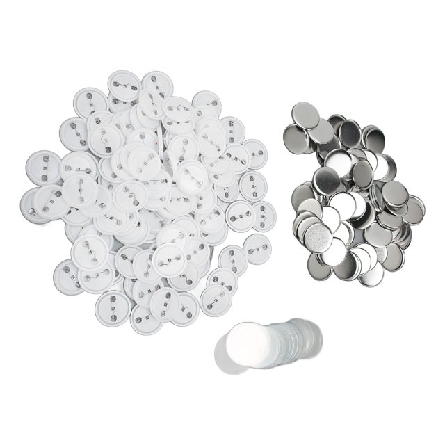 100 Set Round Badge Button Parts Badge Making Supplies For Badge Craft DIY Souvenir Favors Making