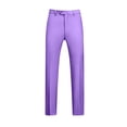 thumbnail image 1 of AherBiu Pantalon Habillé pour Homme Taille Extensible devant Plat Grande Taille Coupe Ajustée Pantalon Extensible Classique Confortable, 1 of 5