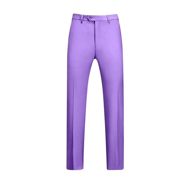 AherBiu Pantalon Habillé pour Homme Taille Extensible devant Plat Grande Taille Coupe Ajustée Pantalon Extensible Classique Confortable