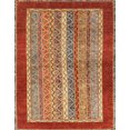 thumbnail image 1 of Ahgly Company Indoor Rectangle Abstract Red Abstract Area Rugs, 6' x 9', 1 of 6