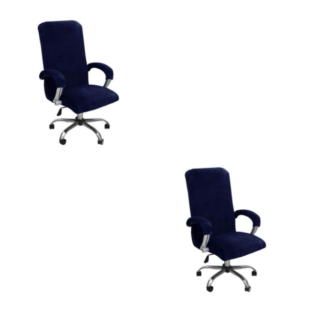 Transemion 1/2/3 3x Experience Unmatched Comfort And Elegance Chair Covers Wide Application dark blue XL 2PCS
