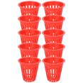 thumbnail image 2 of Plant Mesh Cup, 10PCS Plastic Planting Basket  For Hydroponic For Garden Red, 2 of 8