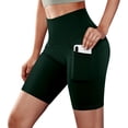 thumbnail image 2 of Timegard Plus Size Shorts for Women Running Ruched Comfy Shorts Casual Workout Shorts Elastic Waist, 2 of 6