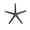 Black, variant on PRISP Gaming Chair Base Replacement - 5 Legs Base, Black and Green, Office Desk Chair Parts