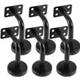 thumbnail image 1 of MasteelfCA 6pcs Handrail Bracket Banister Bracket Stainless Steel Hand Railing Bracket, 1 of 9