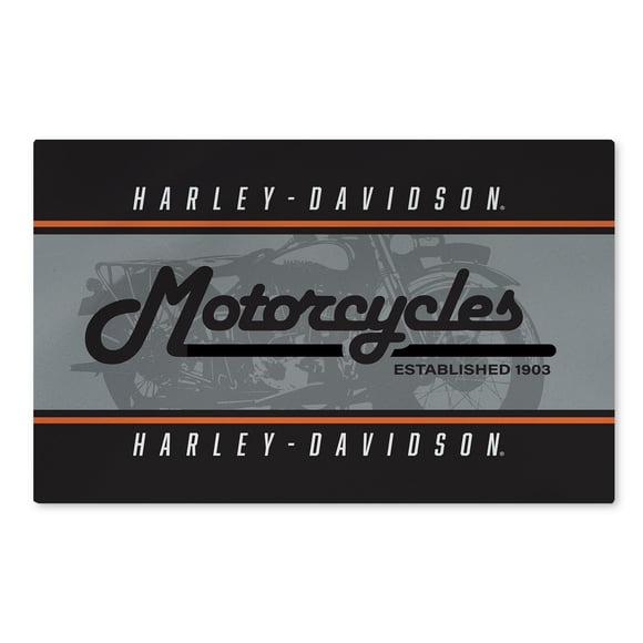 Northwest Harley-Davidson Washable Area Rug, Low
