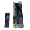 thumbnail image 2 of For Oculink/M.2 NVMe External Graphics Card Laptop EGPU Case GPU Dock PCIE 4.0 X4 Gen4 Notebook GDP Expansion Card, A,1 Set x Graphics Card Adapter,Black, 2 of 10