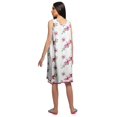 thumbnail image 4 of Moomaya Robe de Nuit Trapèze pour Femme à Col Rond Sans Manches en Coton Imprimé, 4 of 6
