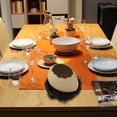 thumbnail image 4 of Unique Eggshell Shaped Ceramic Serving Bowl With Woven Rattan Base For Elegant Dining Table And Display, 4 of 6