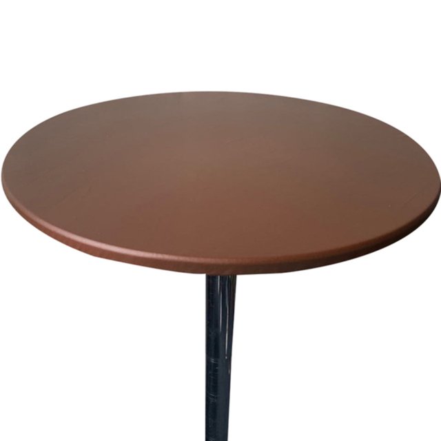 DEELLEEO 1pcs Nappe Ronde Élastique Protège-Table Tissu Imperméable Polyester Nappe de Restauration Ajustée Housse de Table avec Bord Élastique