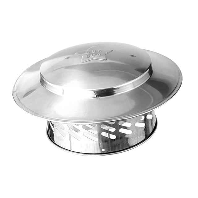 yuksok Chimney Raining Cap Ducting Pipe for Chimney Pots Outdoor Roof Vent Cap Outside 6
