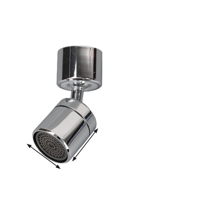 Faucet Aerator,720° Rotatable Splash Filter Kitchen Coper Faucet Sprayer Head Flexible Bathroom Tap Extender Adapter Foam Nozzle ,Water Saving