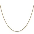 thumbnail image 2 of Diamond2Deal 10K Yellow Gold .90 mm Box Chain Necklace for Women 24", 2 of 6