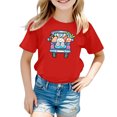 thumbnail image 4 of TZEWGL Tees For Child Cartoon Printed Round Neck Short Petal Sleeved Clothing For Infnants size 10-11T, 4 of 4