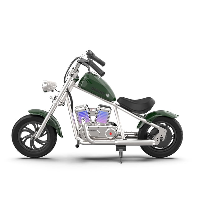 Hyper GoGo Cruiser 12 Deluxe - Moto pour Enfant en Pin avec Intégration d'Application, 24 V, 160 W