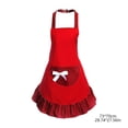 thumbnail image 4 of Feltree Bow Apron Restaurant Apron Lovable, 4 of 7
