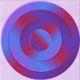 thumbnail image 1 of Ahgly Company Machine Washable Indoor Square Transitional Purple Mimosa Purple Area Rugs, 7' Square, 1 of 7