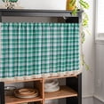 thumbnail image 4 of Short Valance Curtains, Rod Pocket Valance for Small Window, Light Blocking Kitchen Window Treatment for Bathroom, Basement, and Cafe, 4 of 7