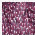thumbnail image 4 of Soimoi Satin Silk Fabric Cedar Tree Print Fabric by the Yard 42 Inch Wide, 4 of 5