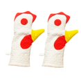 thumbnail image 1 of Gant de Four Coq Drôle Mignon Gants de Four Résistants à la Chaleur Supports de Pot Gants de Cuisson, 1 of 8