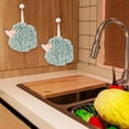 thumbnail image 4 of Dvkptbk Bathroom Chenille Hanging Hand Towel Balls- Super Absorbent Microfiber Soft Towel Quick Drying Hand Balls with Hanging Loop for Home Bathroom Kitchen Hand Towels Kitchen & Dining, 4 of 7