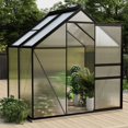 thumbnail image 1 of vidaXL Serre Anthracite Aluminium 2,47 M2, 1 of 5