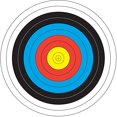 thumbnail image 2 of Archery 40cm & 80cm Targets by Longbow (25 Pack, 80cm Archery Paper), 2 of 3