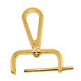 thumbnail image 1 of GUOOL 2 Pieces Snap Hook Swivel Clasp Detachable DIY Bag Strap Hardware Bag Buckle Old Gold, 1 of 9