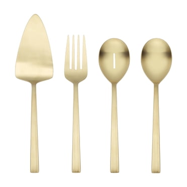 Ensemble de service en satin River Gold de Better Homes and Gardens, 4 pièces
