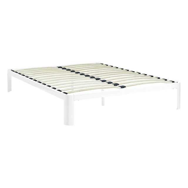 Modway Corinne 60 Pouces Cadre de Lit Plateforme Moderne Chic en Acier, Format Grand Lit