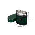 thumbnail image 3 of Estbridge Rasoir Électrique Portable Mini pour Hommes avec Design Transparent, Tête Flottante à Double Rotation, Écran LCD, Rechargeable par USB, Étanche, Rasoir de Voyage, 4 Couleurs Disponibles - Simple Uni, 3 of 8