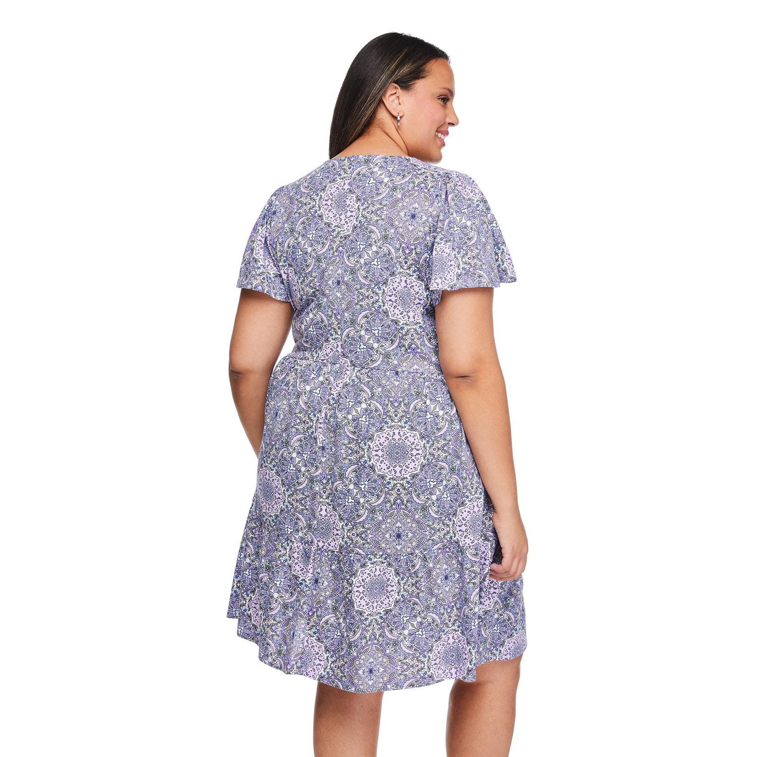 Robe t-shirt imprimée Lane Bryant Plus pour femmes