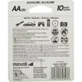 thumbnail image 2 of Maxell Alkaline Batteries (AA; 10 pk; Carded) 1 Count, 2 of 2