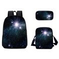 thumbnail image 1 of Agiferg 3D Sky Pattern School Bag Breathable Travel Outdoor Multifunctional Bag 3PC, 1 of 1