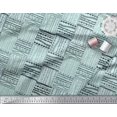 thumbnail image 3 of Soimoi Green Poly Georgette Fabric Geometric African Decor Fabric Printed Yard 42 Inch Wide, 3 of 3