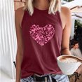thumbnail image 1 of zanvin T-Shirts de Sensibilisation au Cancer du Sein pour Femmes – Mode Décontractée Femmes Sans Manches Imprimé Col Rond Blouses Hauts T-Shirt, 1 of 5