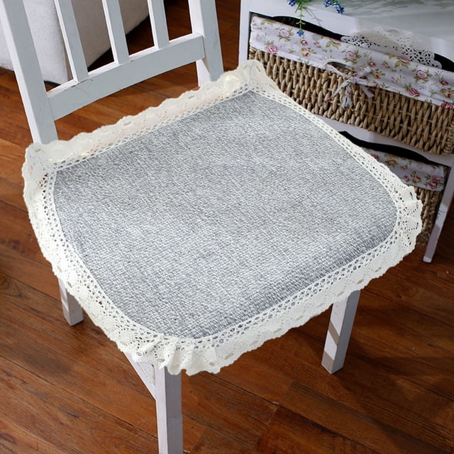Coussin, Tissu en Lin, Design en Maille Respirante, Support Ergonomique, pour Bureau/ordinateur, Confort d'Assise, Matériau Tissé Durable, Décoration de Bureau à Domicile, Housse de Chaise de Bureau, Coussin de Voyage Hzhnb