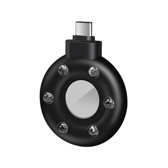 Détecteur de Caméra Anti-Candidité Portable pour Voyage en Plein Air, Hôtel, Location, Alarme IR, Détecteur de Caméra Cachée avec Lumière Led, Alarme Visuelle et Sonore